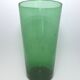 Vase de parquet en verre vert