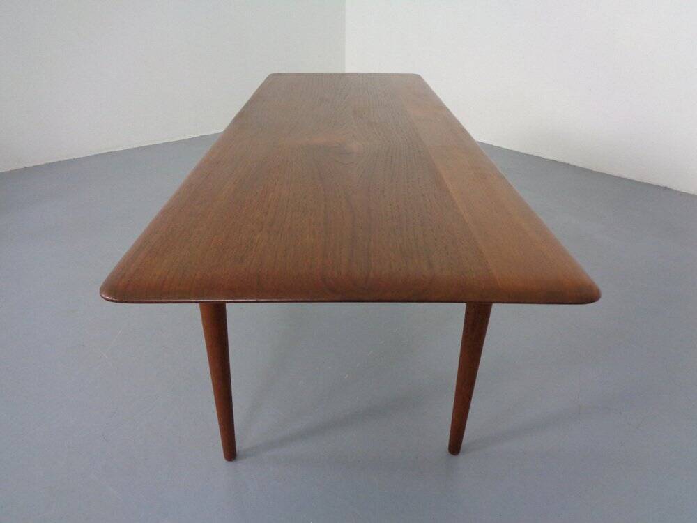 Teak Coffee Table by Peter Hvidt & Orla Mølgaard-Nielsen for Cado, 1960s