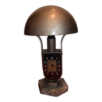 Ancienne lampe de bureau avec réveil intégré mofem