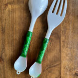 Pair of salad cutlery