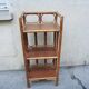 Old Small Rattan Shelf 3 Levels