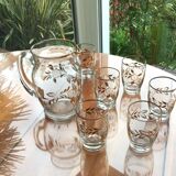 Service 6 glasses and water jug