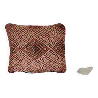 Old Moroccan Berber kilim cushion