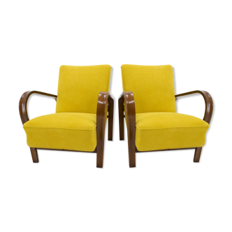 Two armchairs by Karel Kozelka and Antonin Kropacek, 1940