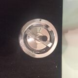 Vintage cylindrical standing ashtray