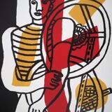 Fernand LÉGER: Cyclist and his bike, signed lithograph