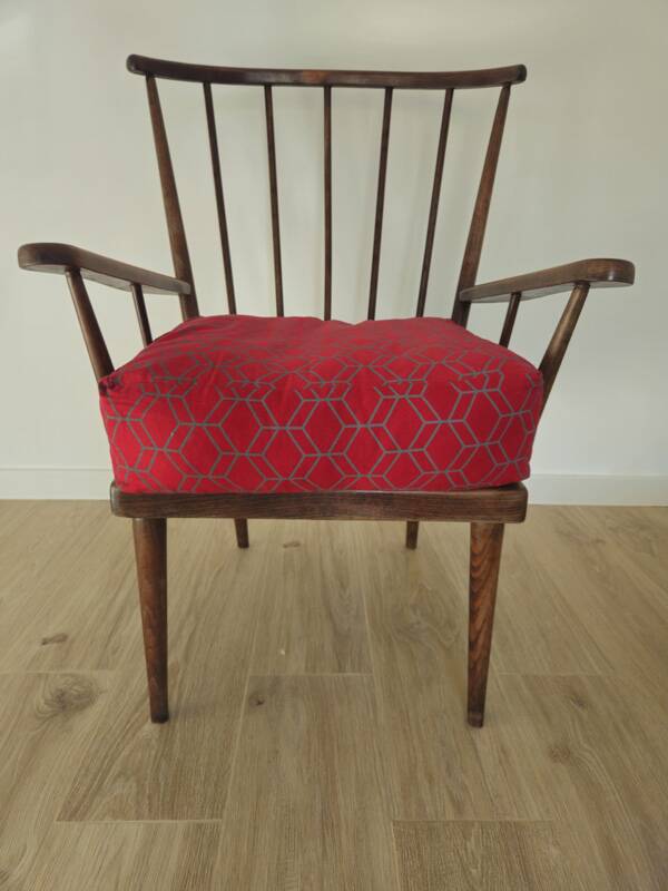 Fauteuil Baumann modèle éventail vintage