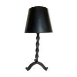 Brutalist beaten iron lamp 1970