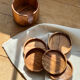 Set dessous de verre en bois d’olivier Espagne