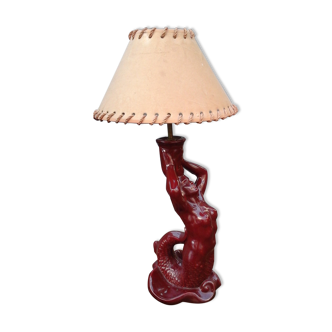 Sirène lamp signed S.R Bonome