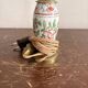 Asian Porcelain Table Lamp with Gilded Brass from China, Japan, Satsuma, Kutani