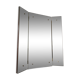Miroir triptyque 90x80 vintage annee 70