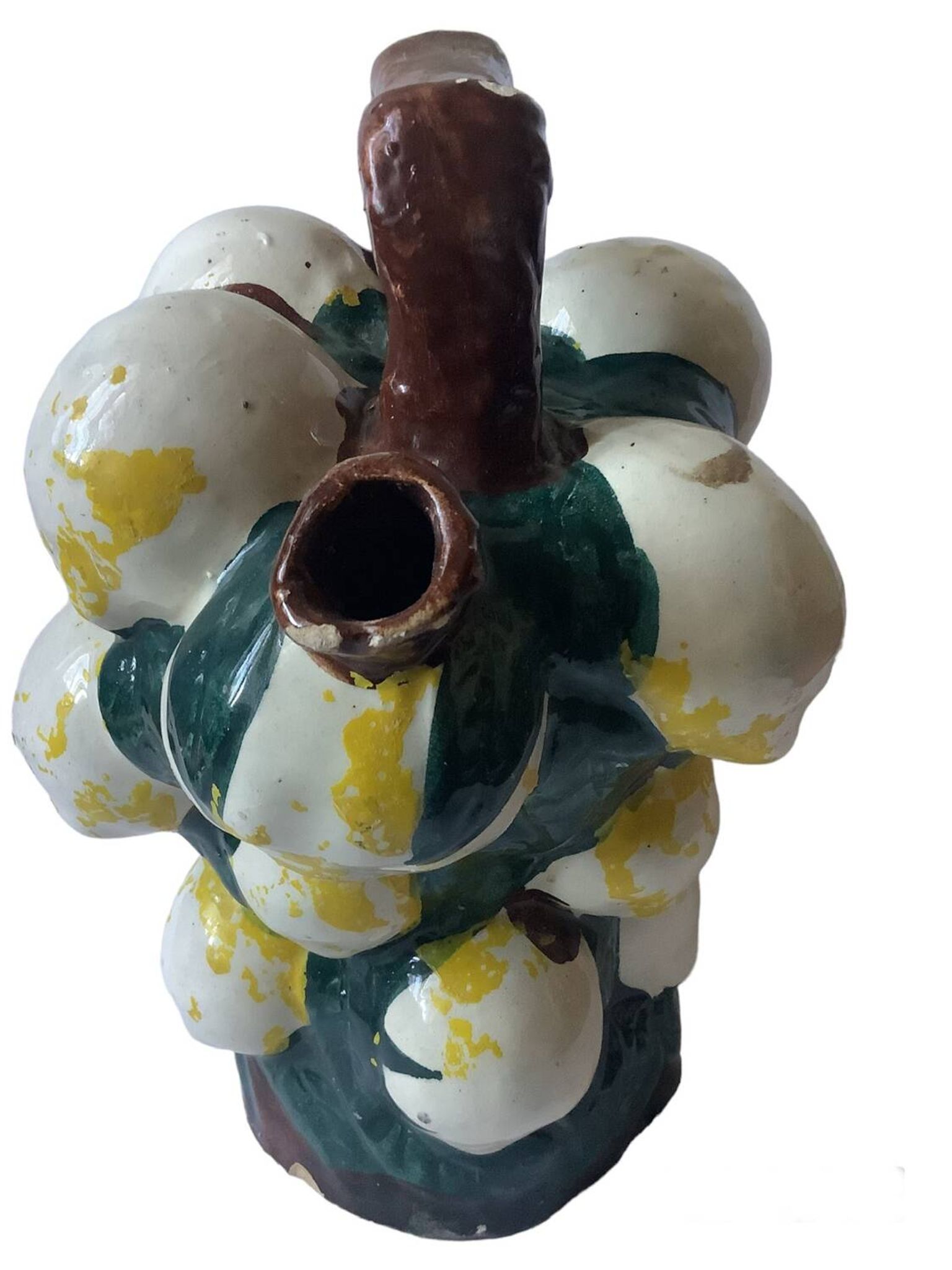 Carafe barbotine grappe de raisin 🍇