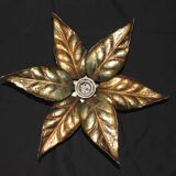 Willy Daro floral sconce, Hollywood Regency style