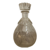 Superb old faceted liquor carafe