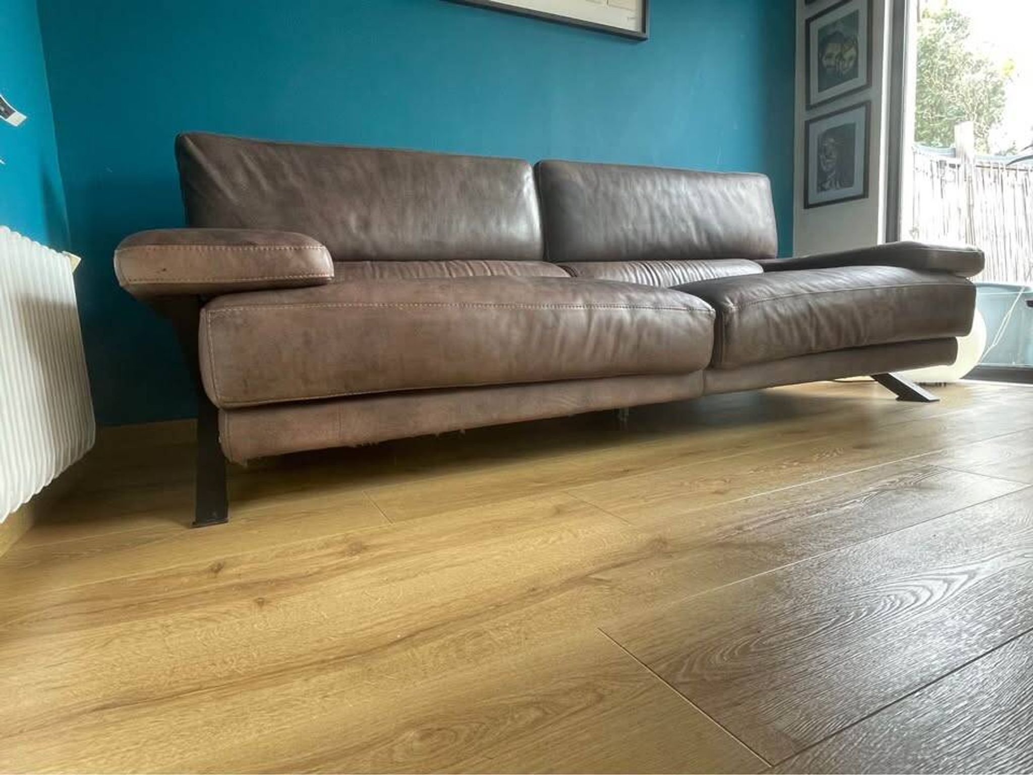 Roche Bobois leather sofa