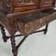Cabinet colonial sculpté du 19e siècle – Indes orientales néerlandaises