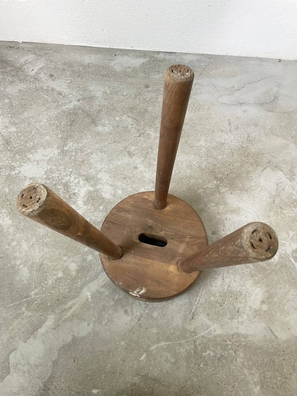 Oak tripod stool 1950