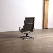 Early edition Eames EA124 Aluminium Group lounge chair by Herman Miller, 1970s