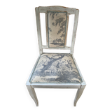 Chaise ancienne tapissée