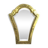 Former mirror in wood and stucco with beveled mirror