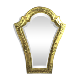 Former mirror in wood and stucco with beveled mirror