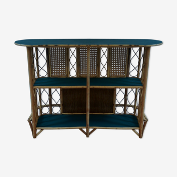 Vintage rattan bar