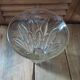 Chiseled molded glass vase