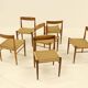 Set of 6 Rosewood Dining Chairs by H.W.Klein for Bramin, Denmark, 1960s
