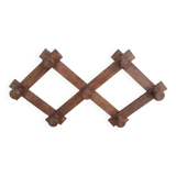 Porte manteaux extensible bois
