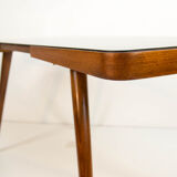 Table basse en verre noir par Jiri Jiroutek, 1963