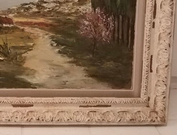 Tableau provençal du peintre C. Prudhomme