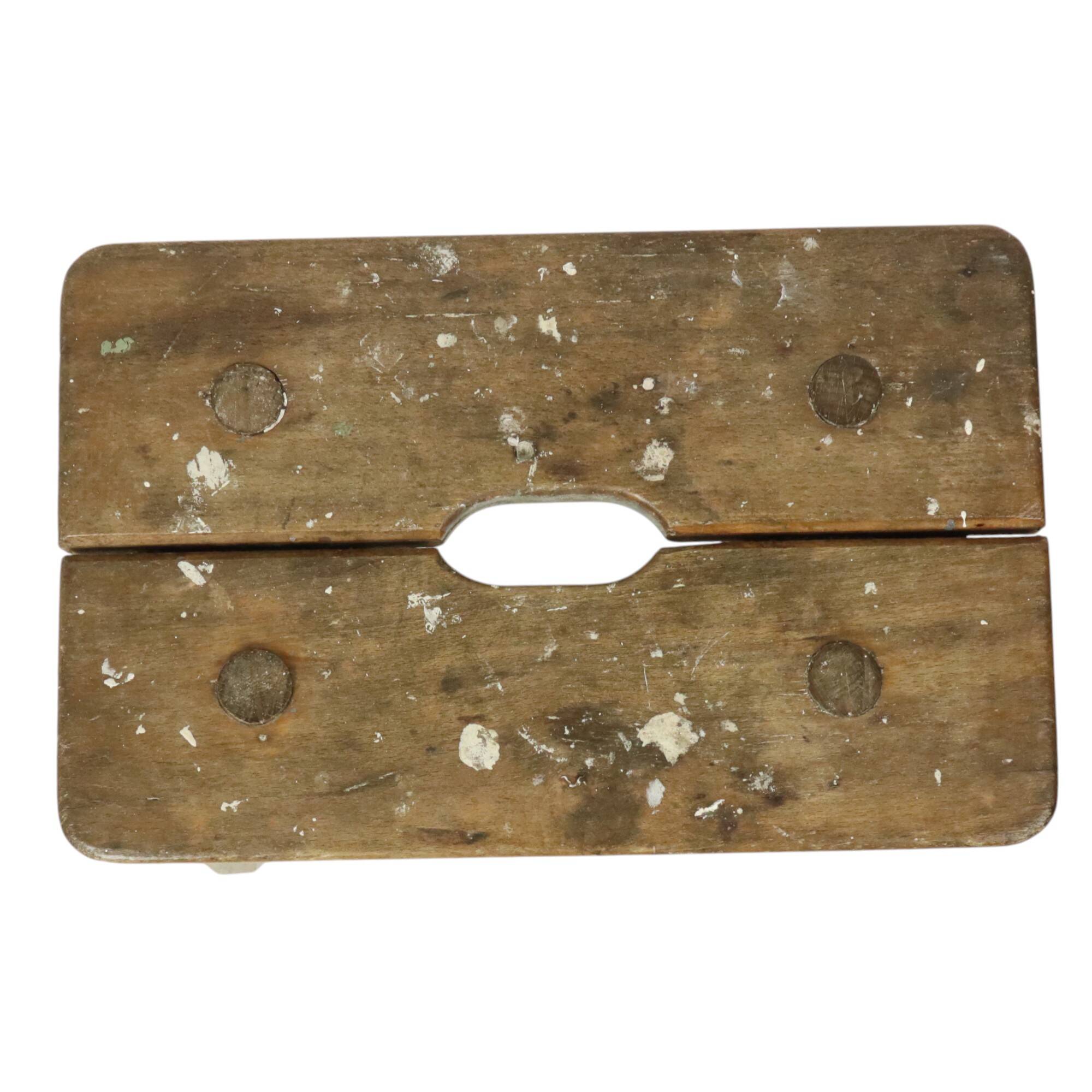 Characterful Milk Stool Solid Wood Stool Rustic