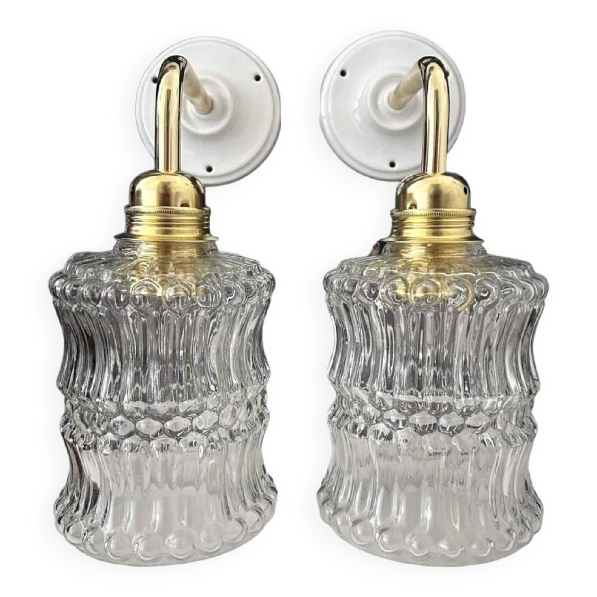 Paire d’appliques murales vintage