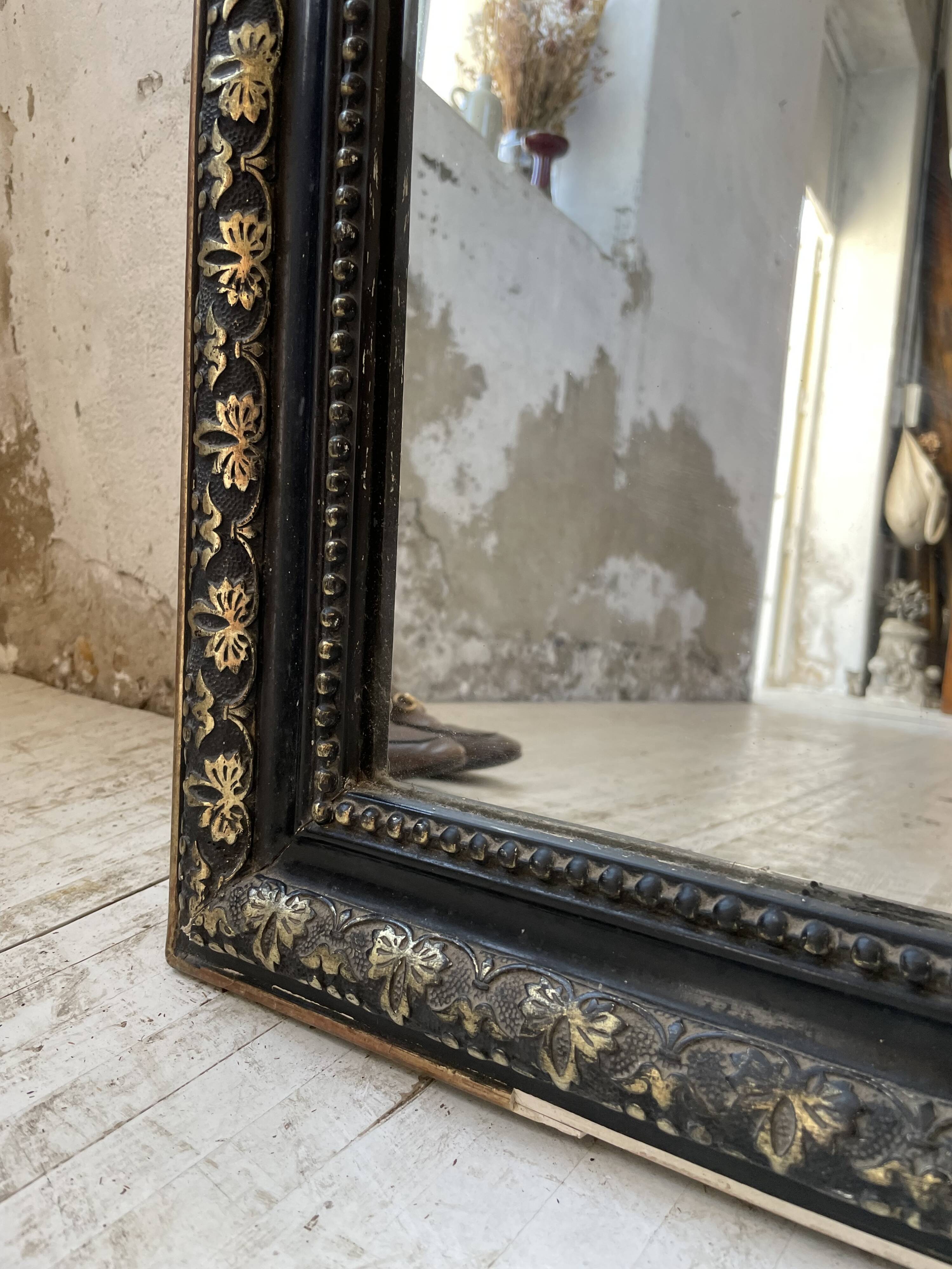 Louis Philippe XXL white mirror 2m