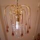 Lustre a gouttes vintage murano
