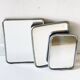 Collection de 3 miroirs barbier vintage