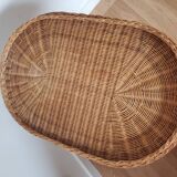 Pair of rattan elephant tables
