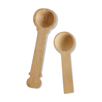 Pair of wooden spoons