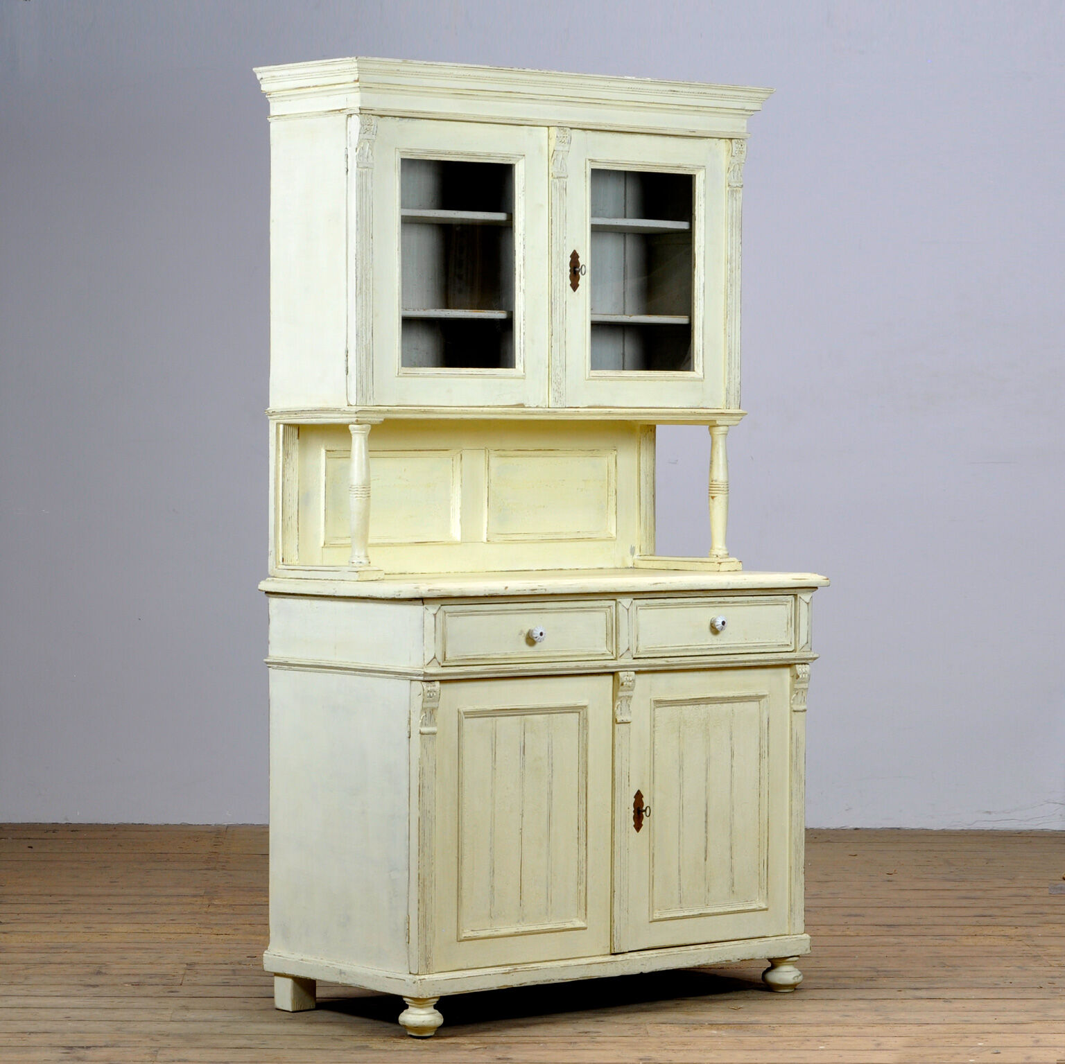 Solid pine kitchen cupboard 1920's