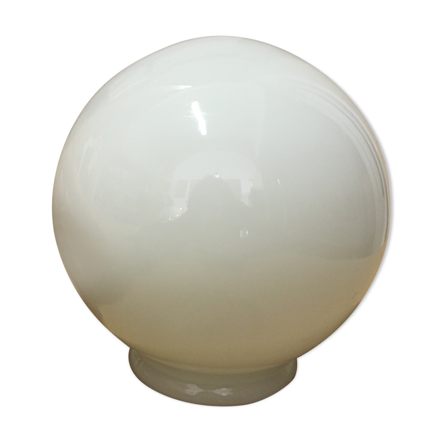 Globe en verre blanc ø15 cm