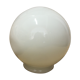 Globe en verre blanc ø15 cm
