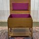 English mahogany sewing cabinet from the 1970s