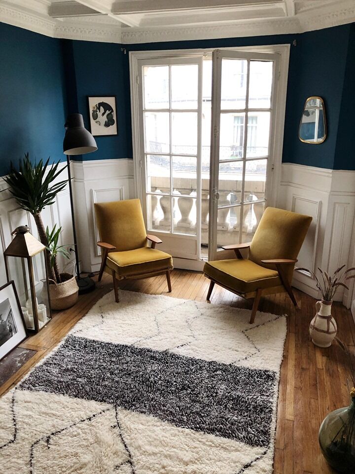 Beni Ouarain carpet, Berber carpet 260x175cm