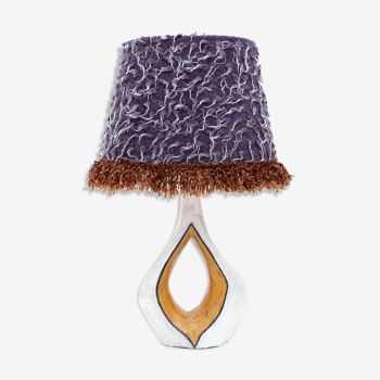 Lampe colorée en céramique