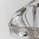 Transparent Murano Glass Bowl, Large Tri-lobed Triangle, Clear Glass with Bubbles, 1970s Italian Mid-Century Design