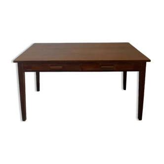 Très belle table de ferme vintage en bois massif