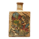 Vase flacon ancien en terre cuite émaillée, Iran, XIX ème