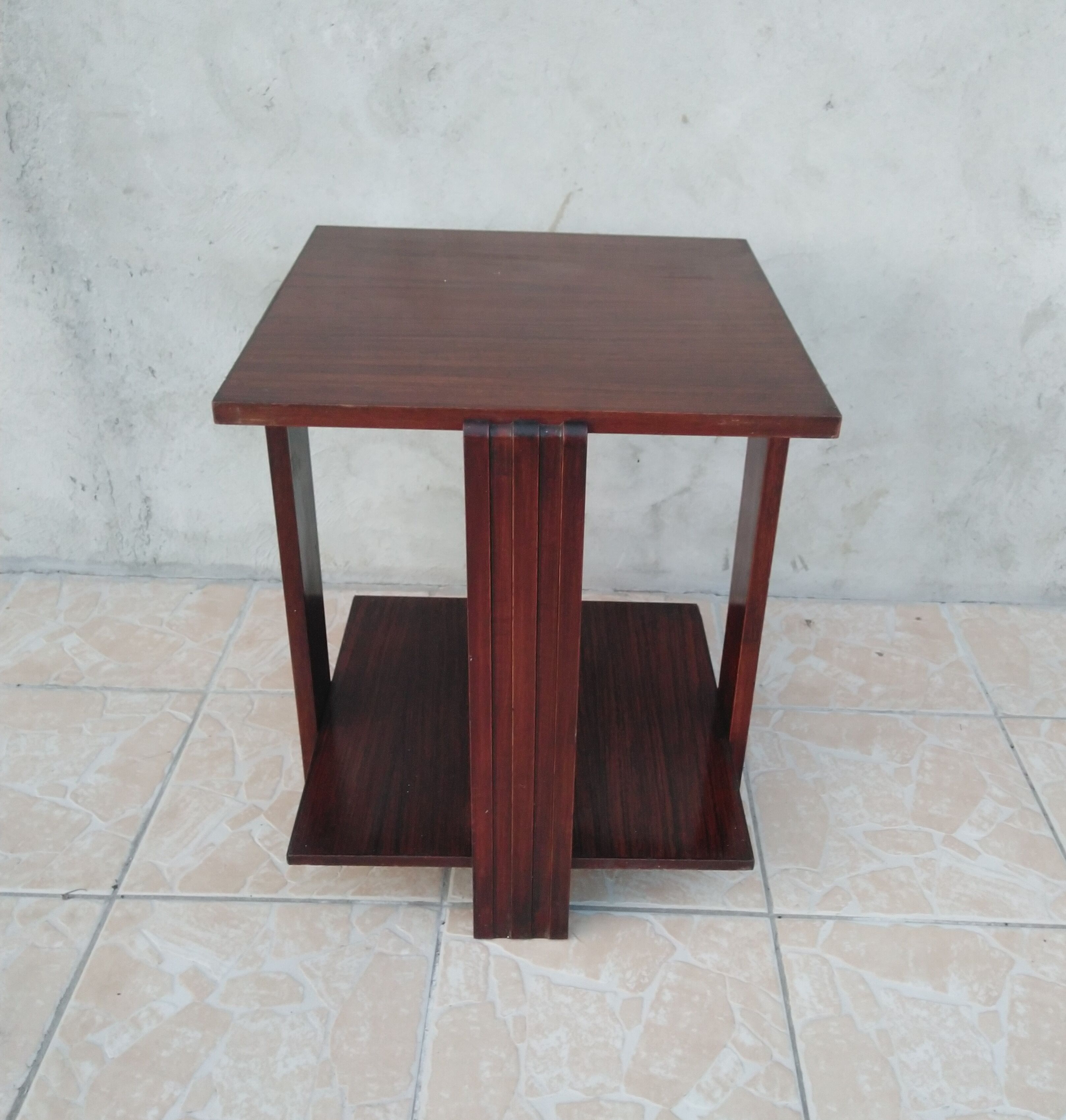 Art Deco side table in macassar ebony