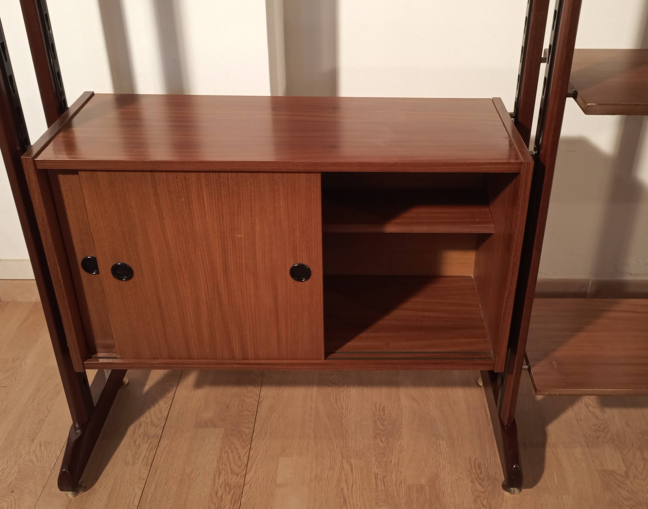 Vintage Modular Teak Bookcase, 1960s